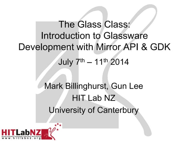 The Glass Class - Tutorial1 - Introduction to Glassware Development ...