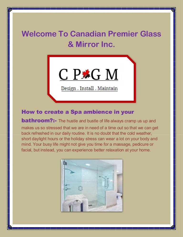 Glass Company In Vaughan Shower Doors Ontario Cpgmvaughan