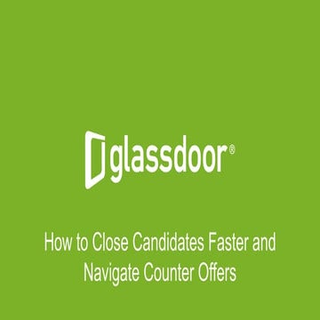 How to Close Candidates Faster and Navigate Counter Offers