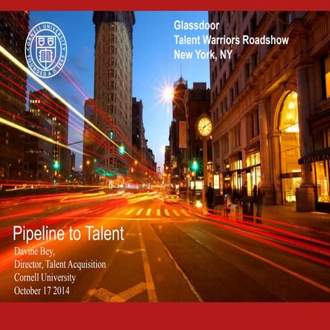 Pipeline to Talent, Davine Bey, Cornell University