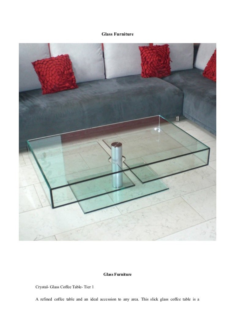 Glass furniture
