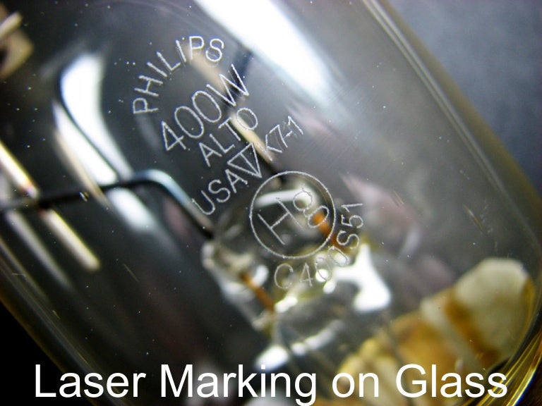 Glass laser marking