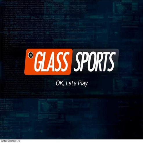 Google Glass in Sports