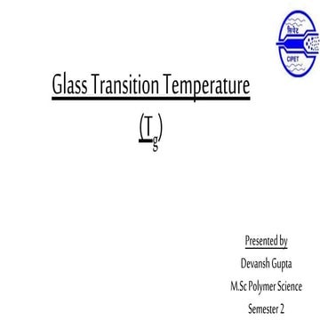 Glass transition temperature (tg)