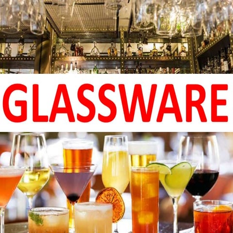 Glassware and flatware 