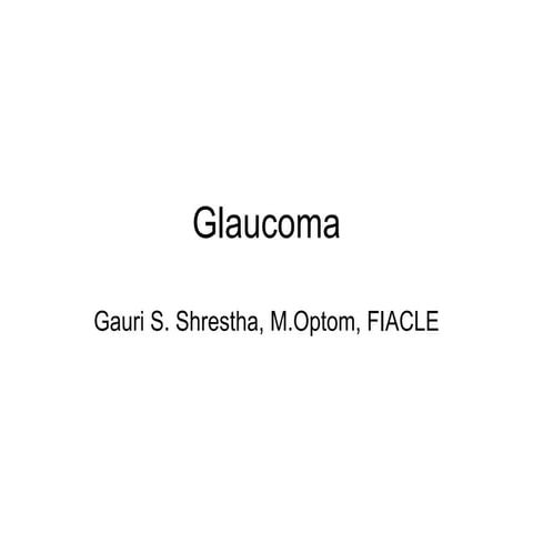 Glaucoma
