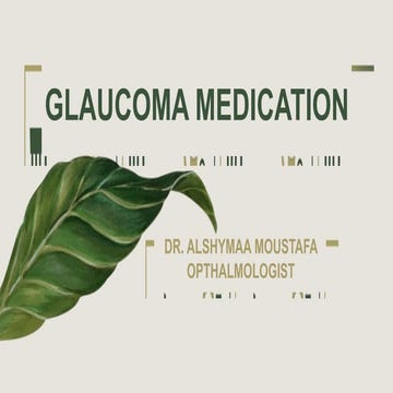 GLAUCOMA MEDICATION.pptx