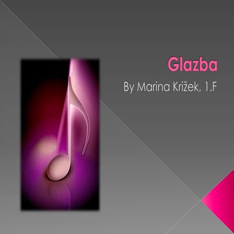 Glazba | PPTX