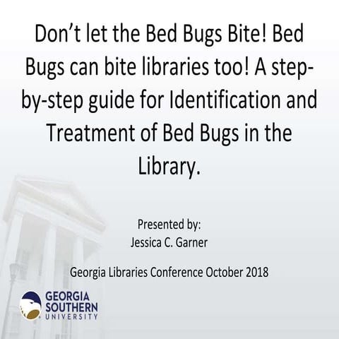 Don't let the Bed Bugs bite! | PPT