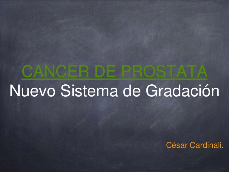clasificación de la próstata isup