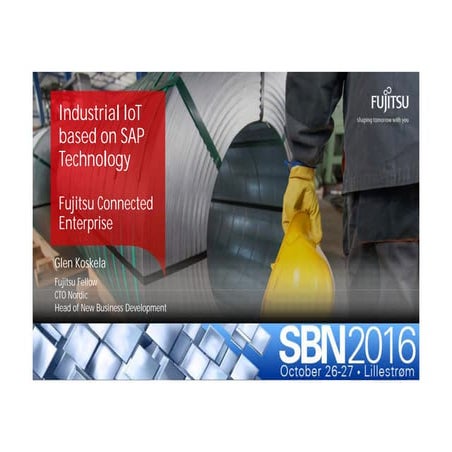 Industrial IoT based on SAP Technology