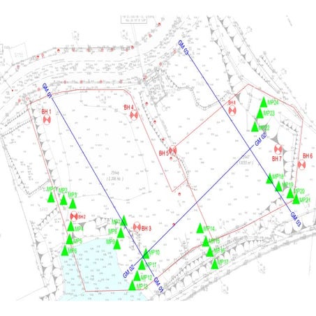 Detailed Land Plot and Infrastructure Layout for LRT 3 Line Project | PDF