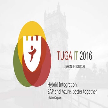SAP and Azure better together (Glenn Colpaert @TUGA IT 2016)