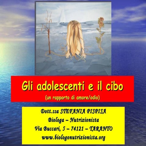 Gli adolescenti e il cibo, un rapporto di amore e odio