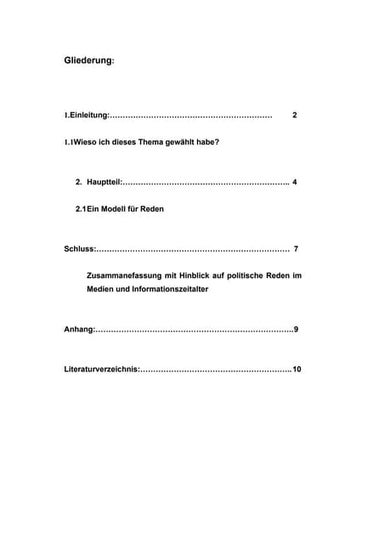 Politische Rede