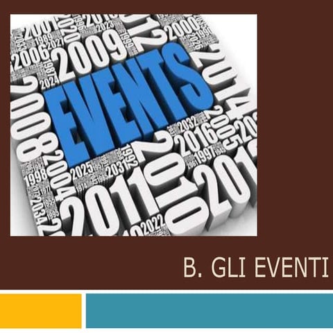 Gli eventi - Costruisci il tuo futuro