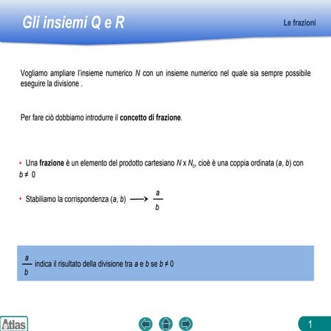 Gli insiemi q e r
