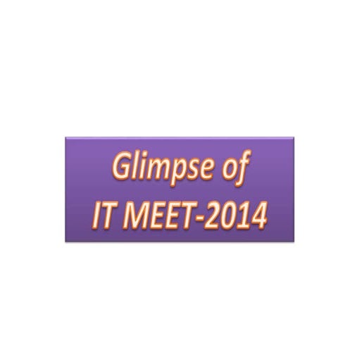 Glimpse of IT Meet 2014