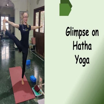 Glimpse on Hatha Yoga