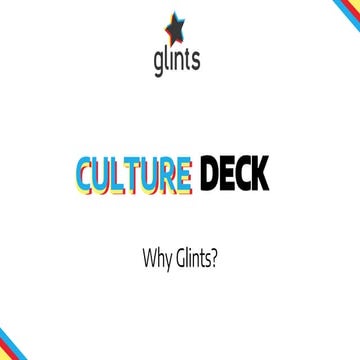 Glints Vision & Culture Deck