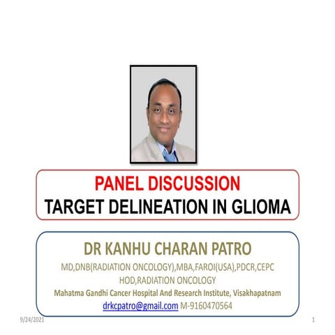 Target delineation in GLIOMA