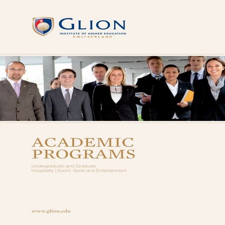 Glion - Academic programs