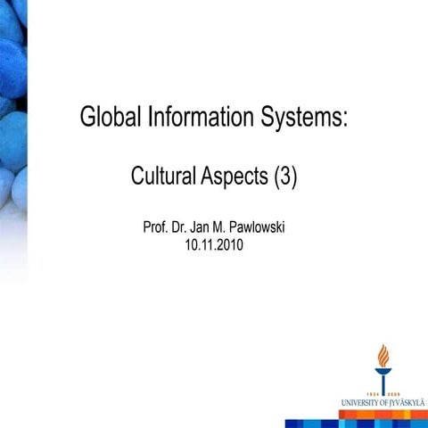 cultural aspects of information systems development