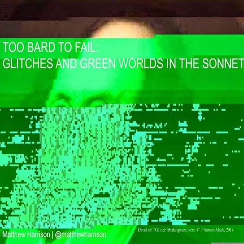 Glitches and Green Worlds