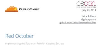 Sullivan red october-oscon-2014