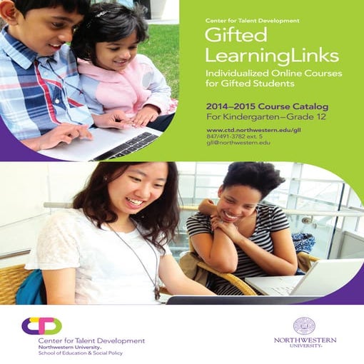 Gifted LearningLinks Online Course Catalog 2014-2015