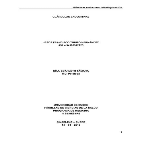 Glándulas endocrinas