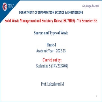 Solid waste | PPT