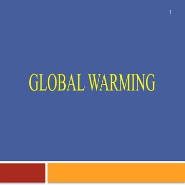 Global-Warming.pptx ENVIRONMENTAL STUDIES