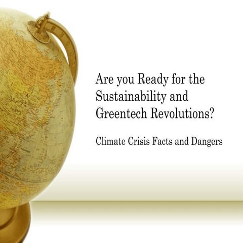 Global Warming Save Earth | PPTX