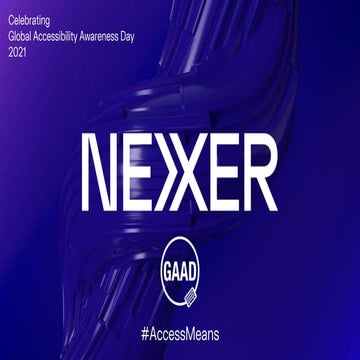 Global accessibility awareness day 2021  