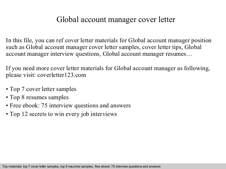 Corporate service manager cover letter