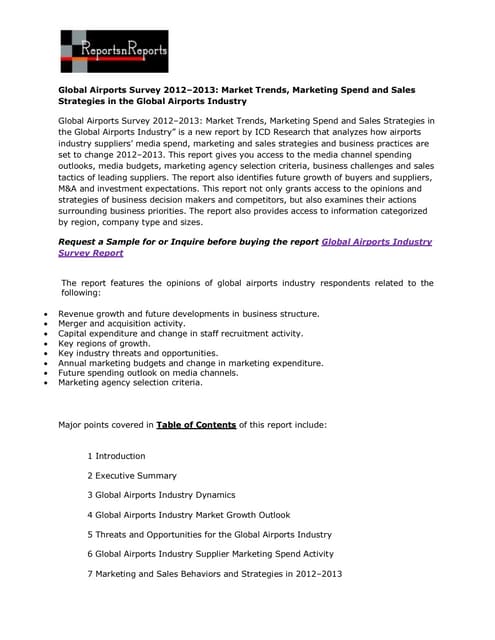 Global Airports Survey 2012–2013: M...