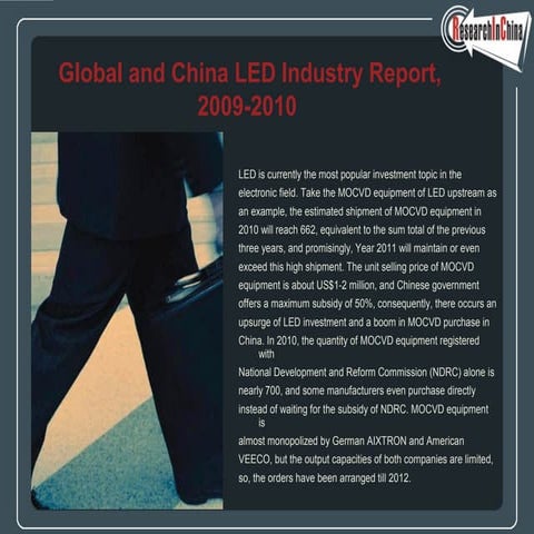 Global and china led industry report, 2009 2010