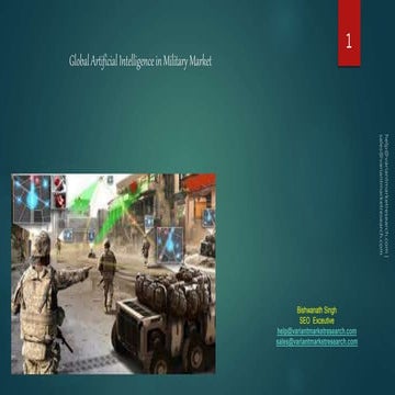 Global artificial intelligence in military market