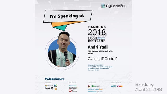 Global Azure Bootcamp 2018 - Azure IoT Central