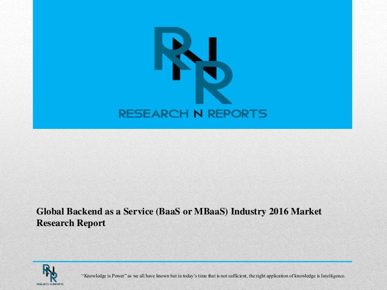 Global Backend as a Service Market Drivers and Challenges