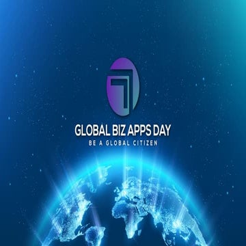 Global Biz Apps Day - 31 Oct 2020