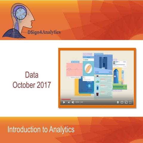 Introduction to Analytics - Data