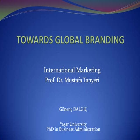Global branding