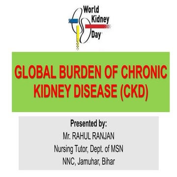 Global burden of CKD