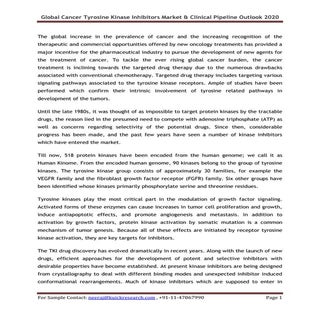 Global cancer tyrosine kinase inhib...