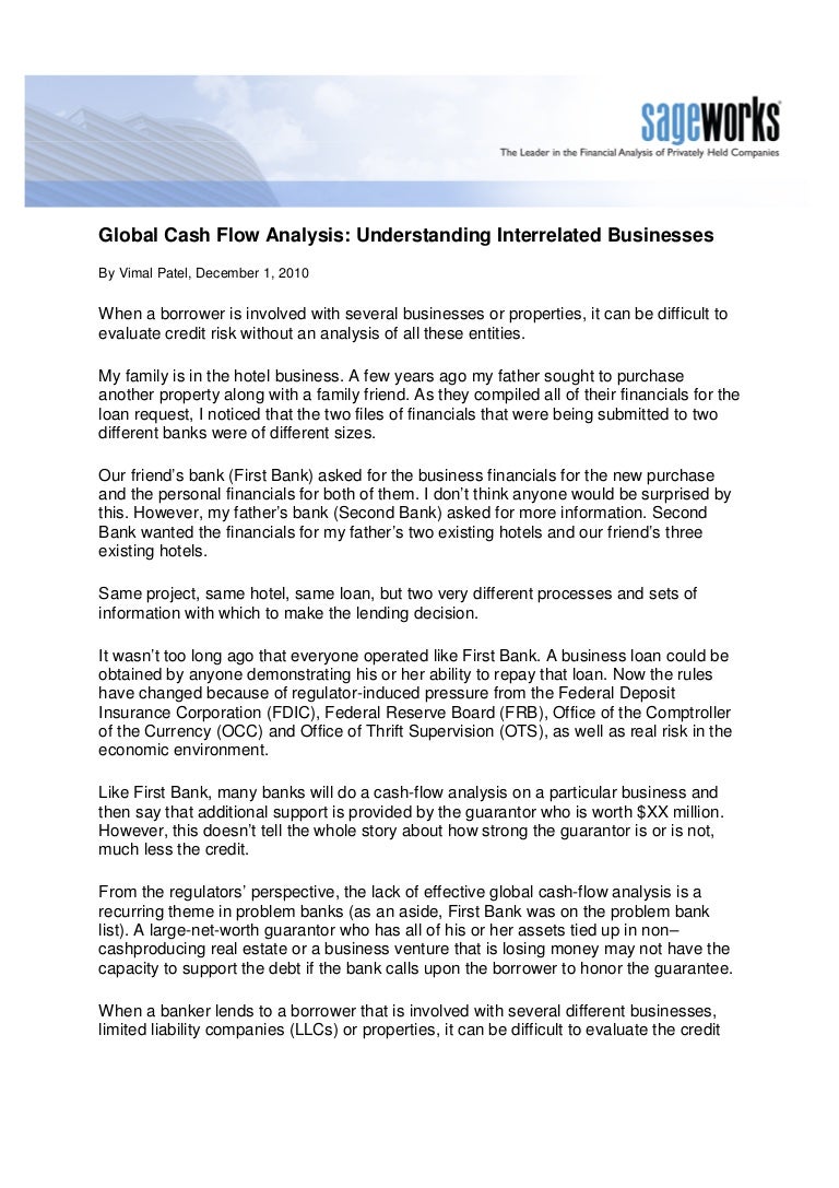 Global Cash Flow Analysis Understanding Interrelated Businesses