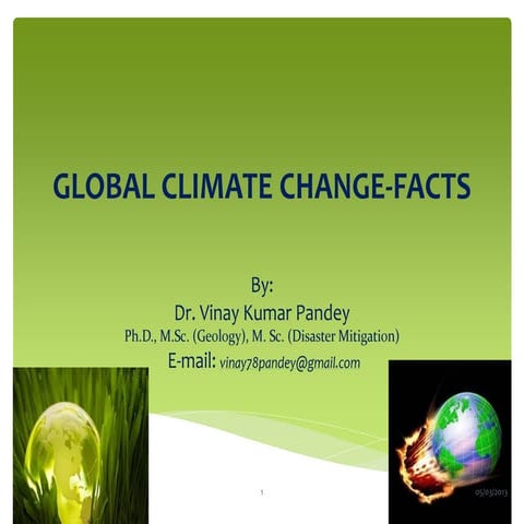 Global climate change facts