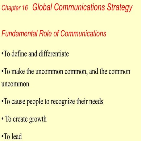 global communications advertising and sales.ppt