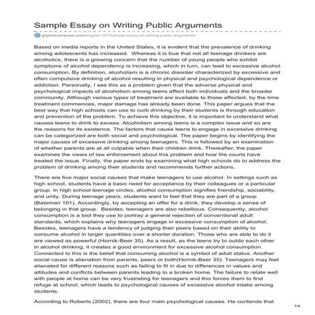 Globalcompose.com sample essay on writing public arguments